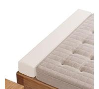 Cale-Matelas pour Matelas Simples/Doubles/Queen/King - Mousse Haute densité avec Housse Amovible, idéale pour combler l'espace Entre la tête de lit et Les Murs, 39 x 8 x 8 cm