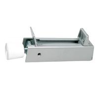 Cale-porte à pédale pour porte lourde - corps acier et double ressort - argent IBFM