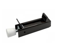 Cale-porte à pédale pour porte lourde - corps acier et double ressort - noir IBFM