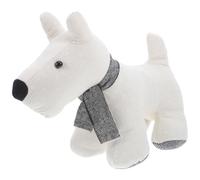Cale-Porte Mignonne Chien en Coton Lin, Butée de Porte Décorative | Fine Sable, Chambre D'garçon et Filles et Bureau, Maintien de L'intimité, Facile à Déplacer