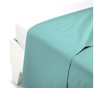 Caleffi 1003120 Coton uni Drap de Dessus, Coton, Anis, lit Double, 1003120