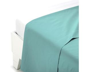 Caleffi 1003120 Coton uni Drap de Dessus, Coton, Anis, lit Double, 1003120