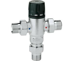 Caleffi 521400 Mitigeur Thermostatique Réglable 1/2 30 - 65 °C à Faible Adhérence du Calcaire