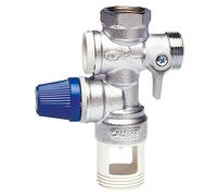 Caleffi 526142 - Groupe de sécurité pour bouilloire 1/2" avec interception, valve de rétention contrôlable