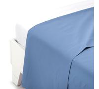 Caleffi Coton uni Drap de Dessus, Violet, pour lit Double
