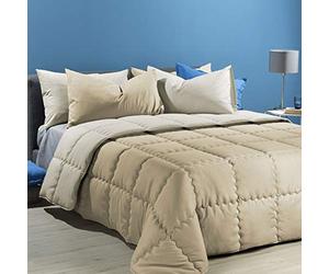 Caleffi - Couette Douce - Duvet Chaude et Respirant pour Ete et Hiver, Lavable en Machine - Disponible 170x265 cm - Couette 220x265 - 260x265 - Couverture Lit 1 Personne et 2 Personnes