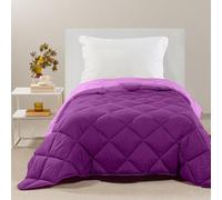 Caleffi - Couette pour lit Simple 170 x 265 cm en Microfibre, Couette Chaude, Douce et enveloppante, Couette pour lit Simple d'hiver rembourrée résistante Lavable, Couverture matelassée