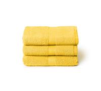 Caleffi Grande Serviette de Bain 3 x 55 x 105 cm, Set de Bain 100% Coton, Doux et absorbants, idéal pour Salle de Bain, Visage et Usage Quotidien, Serviette de Douche de Haute qualité, Grande