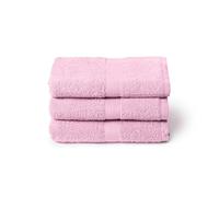 Caleffi Lot de Grandes Serviettes de Bain 3 x 55 x 105 cm Coton 100% Doux et absorbants, Visage et Usage Quotidien