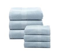 Caleffi - Lot de serviettes de bain 3 pièces en 100% coton - 3 serviettes 60x110 cm, ultra absorbantes et douces, idéales comme drap de bain, serviette de toilette et essuie-main - Serviette Bain
