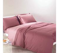 Caleffi - Parure de lit 4 pièces en 100% coton - Housse Couette Douce et Elégante, Lavable et Facile d’Entretien - Housse de Couette 200x200 et Autres Tailles