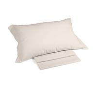 Caleffi - Parure de lit avec Housse de Couette 100% Coton - 2 Taies d’Oreiller 50x80 cm, Linge de Lit Confortable et Elégant - Housses de Couettes Pour 1 Personne ou 2 Personnes