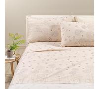 Caleffi - Parure de lit avec Housse de Couette 100% Coton - 2 Taies d’Oreiller 50x80 cm, Linge de Lit Confortable et Elégant - Housses de Couettes Pour 1 Personne ou 2 Personnes