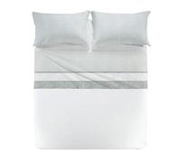 Caleffi - Parure de lit avec Housse de Couette 100% Coton - 2 Taies d’Oreiller 50x80 cm, Linge de Lit Confortable et Elégant - Housses de Couettes Pour 1 Personne ou 2 Personnes