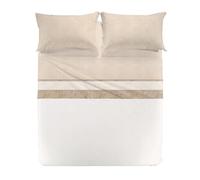 Caleffi - Parure de lit avec Housse de Couette 100% Coton - 2 Taies d’Oreiller 50x80 cm, Linge de Lit Confortable et Elégant - Housses de Couettes Pour 1 Personne ou 2 Personnes