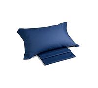 Caleffi - Parure de lit avec Housse de Couette 100% Coton - 2 Taies d’Oreiller 50x80 cm, Linge de Lit Confortable et Elégant - Housses de Couettes Pour 1 Personne ou 2 Personnes