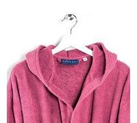 Caleffi - Peignoir Bain Homme et Femme en 100% coton, doux, absorbant et respirant, avec capuche, ceinture et poches - Parfait pour la salle de bain, le spa ou le sauna - Robe Chambre Femme