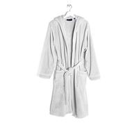 Caleffi - Peignoir Bain Homme et Femme en 100% coton, doux, absorbant et respirant, avec capuche, ceinture et poches - Parfait pour la salle de bain, le spa ou le sauna - Robe Chambre Femme