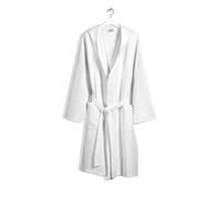 Caleffi - Peignoir Bain Homme et Femme en 100% coton, doux, absorbant et respirant, avec capuche, ceinture et poches - Parfait pour la salle de bain, le spa ou le sauna - Robe Chambre Femme