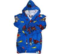 Caleffi Peignoir en coton Spider Man Power, bleu, taglia 8 anni