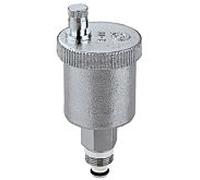 Caleffi purge rapide automatique 502131 3/8 AG, avec vanne d'arrêt, chromé