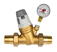 Caleffi Réducteur de pression DN20 3/4 pouce Réducteur de pression avec manomètre