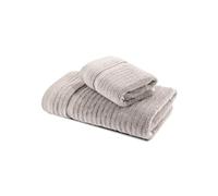 Caleffi - Serviette de Bain 2 Pièces en 100% Coton Eponge - 1 Serviette Toilette 50x100 cm + 1 Serviette Visage 40x60 cm, Douce et Ultra Absorbante - Serviettes Eponge - Lot Serviette