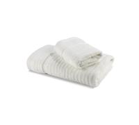 Caleffi - Serviette de Bain 2 Pièces en 100% Coton Eponge - 1 Serviette Toilette 50x100 cm + 1 Serviette Visage 40x60 cm, Douce et Ultra Absorbante - Serviettes Eponge - Lot Serviette