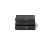 Caleffi Set de Serviettes de Bain 3 x 40 x 60 cm, Coton 100% Doux et Absorbant pour Salle de Bain, Visage et Usage Quotidien, Serviettes Bidet de Haute qualité, Serviette d'invité résistante aux