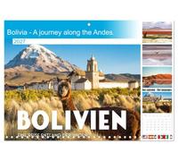 Calendar 2027 · Bolivie - Un voyage le long des Andes | Des paysages d'une incroyable diversité · 16.5" x 23.4" Open Size · CALVENDO Wall Calendar