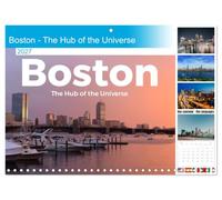 Calendar 2027 · Boston - Le centre de l'univers | Rejoignez-nous pour un incroyable voyage de découverte à Boston · 16.5" x 23.4" Open Size · CALVENDO Wall Calendar