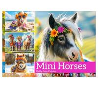 Calendar 2027 · Mini chevaux. La mode des poneys pelucheux | Laissez ces adorables poneys vous emmener dans un voyage à la mode · 16.5" x 23.4" Open Size · CALVENDO Wall Calendar