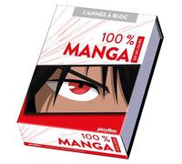 Calendrier 100% Manga en 365 jours - Année à bloc - Collectif - Play Bac Eds - cartonné - Calendrier