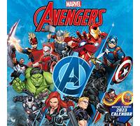 Calendrier 2023 Avengers (enfants) - Agenda mensuel 30 cm x 30 cm - Produit officiel