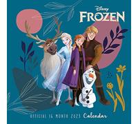 Calendrier 2023 Disney La Reine des neiges, produit officiel avec une vue mensuelle, 30 cm x 30 cm