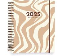 Calendrier 2024-2025 - 17 mois - Agenda hebdomadaire 24-25 - Jours de la semaine - Agenda