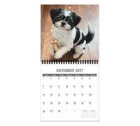 Calendrier 2025 Mural Chien Drôle Épais Grandes Cases Semainier Mensuel | Déco Murale Janvier-Décembre Pour Bureau Maison Salle de ormitory Agenda Rendez-vous