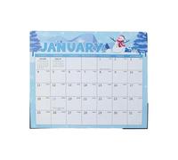 Calendrier 2026-2027 | À partir de janvier 2026 et juin 2027-18 aimants mensuels pour calendrier de maison, salon, bureau, école, salle de amiliale, organisation facile