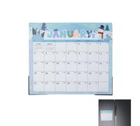 Calendrier 2026-2027, janvier 2026 à juin 2027, calendrier mensuel avec aimants, pour une organisation facile de la maison, du salon, du bureau, de l'école et