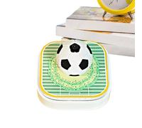 Calendrier 2026 - Décoration de table en forme de football | Calendrier art sculpture papier - Pour bureau, maison, école, salle de réunion, anniversaire, enseignants, étudiants, chevet