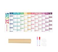 Calendrier 2026 Dry Erase Wall Planner Large 12 mois Agenda Planner Thick Paper Monthly Organizer | Grille Academic Year Grid for Home, School, Office, Student, Teacher, Family Planning