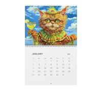 Calendrier 2026 - Planificateur hebdomadaire annuel en papier épais - Calendrier mural 2026 12 pour la maison, le bureau, l'école, le dortoir et pour la planification familiale et scolaire