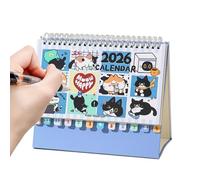 Calendrier 2026 pour chat, calendrier de planification artistique à | Calendrier en papier de 12 mois, pour les amoureux des animaux, planification, organisation de la décoration