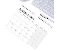 Calendrier 2027-2028 A4 mensuel de janvier 2027 à juin 2028 en | Calendrier mural de bureau pour la maison, le bureau, l'école, le salon, l'étude, la salle de classe, la bibliothèque