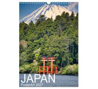 Calendrier 2027 · Affiches japonaises | JAPON · Entre sanctuaires, montagnes et moments de calme · DIN A3 portrait · CALVENDO Calendrier mural