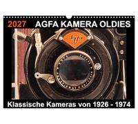 Calendrier 2027 · AGFA CAMÉRAS ANCIENNES : des appareils photo classiques | de 1926 à 1974 · Ce calendrier photo annuel haut de gamme vous fera voyager… · DIN A3 paysage · CALVENDO Calendrier mural