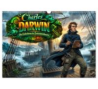 Calendrier 2027 · Charles Darwin - La découverte de la théorie de | l'évolution · Le parcours de Darwin, de l'observation de la nature à la théorie… · DIN A3 paysage · CALVENDO Calendrier mural