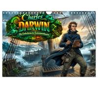 Calendrier 2027 · Charles Darwin - La découverte de la théorie de | l'évolution · Le parcours de Darwin, de l'observation de la nature à la théorie… · DIN A4 paysage · CALVENDO Calendrier mural