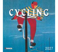 Calendrier 2027 Cyclisme affiche retro cycliste (TS) foret nature + offert un agenda de poche