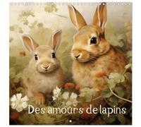 Calendrier 2027 · Des amours de lapins | Des lapins tout au long de l'année · 30 × 30 cm carré · CALVENDO Calendrier mural